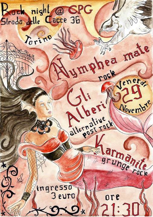 ALBERI - AMNESIA - NYMPHEA  MATE - 29 novembre - cpg